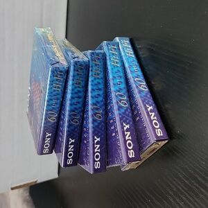 Sony Blank cassette tapes 5 pack